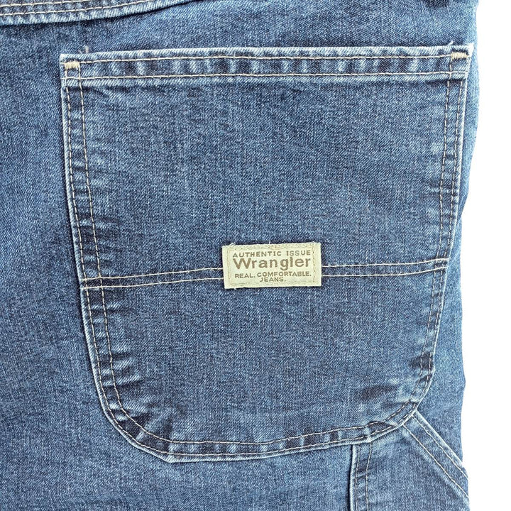00'S Wrangler CARPENTER denim painter pants for men, equivalent to w36 cotton blue type Vintage Second Hand