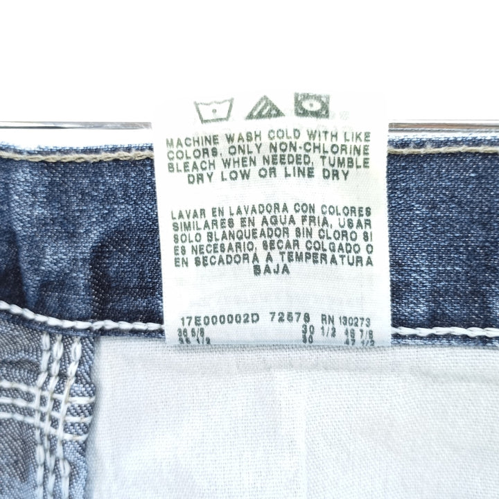 00'S Wrangler CARPENTER denim painter pants for men, equivalent to w36 cotton blue type Vintage Second Hand