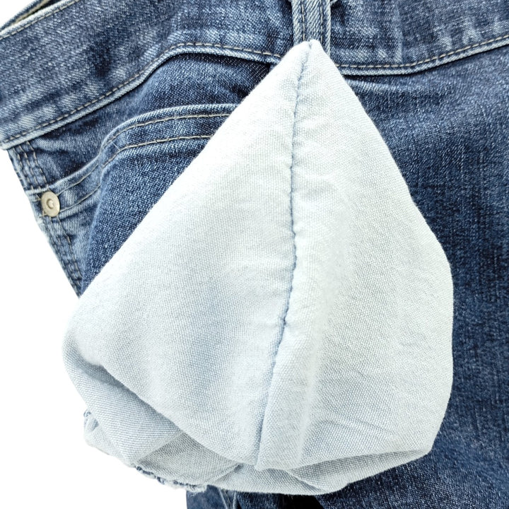 00'S Wrangler CARPENTER denim painter pants for men, equivalent to w36 cotton blue type Vintage Second Hand