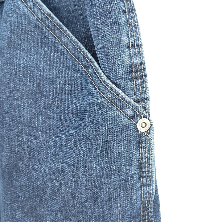 00'S Wrangler CARPENTER denim painter pants for men, equivalent to w36 cotton blue type Vintage Second Hand