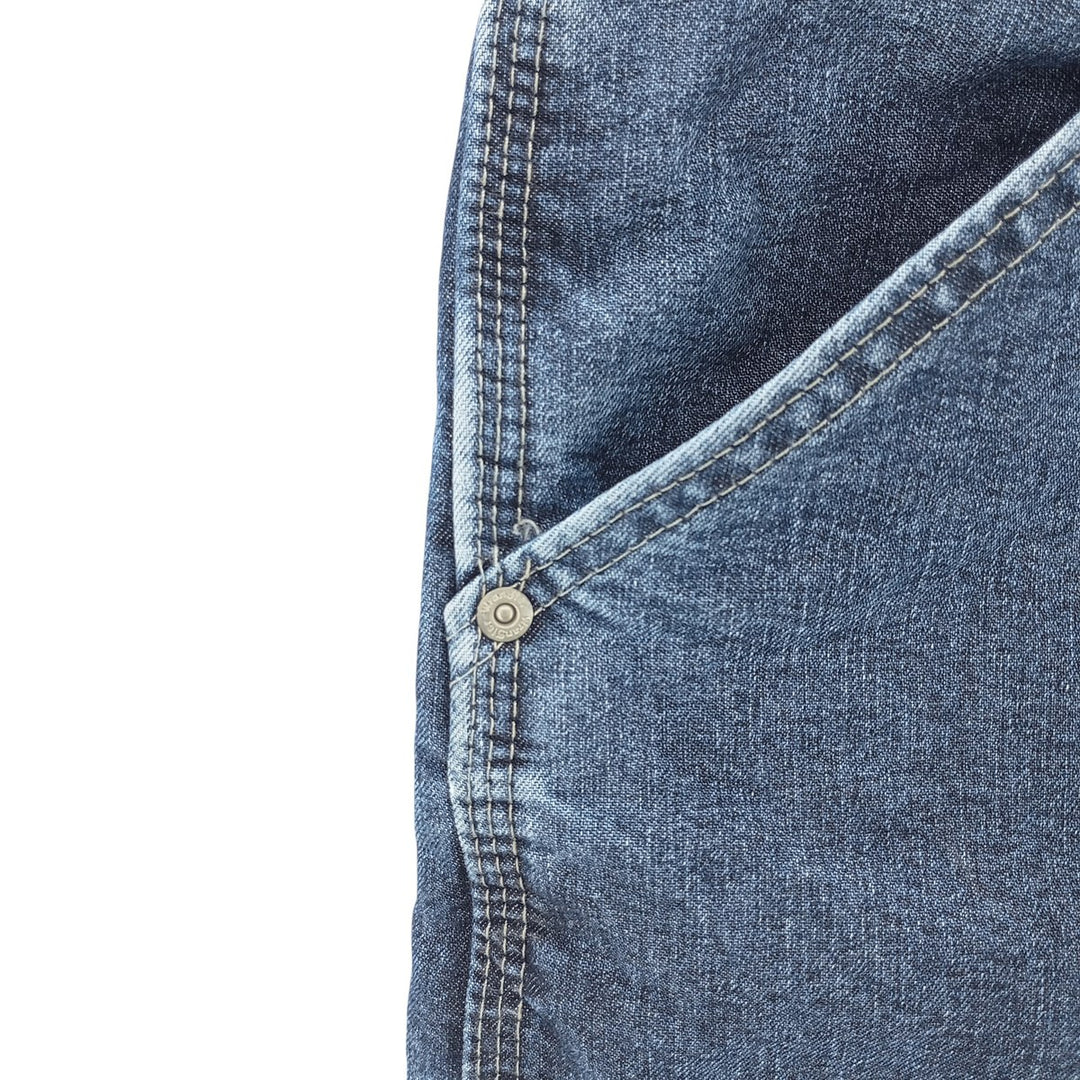 00'S Wrangler CARPENTER denim painter pants for men, equivalent to w36 cotton blue type Vintage Second Hand