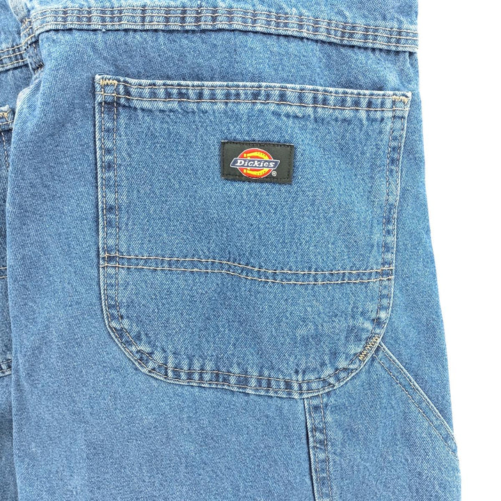 Dickies denim painter pants for men, equivalent to W34 cotton blue type Vintage Second Hand