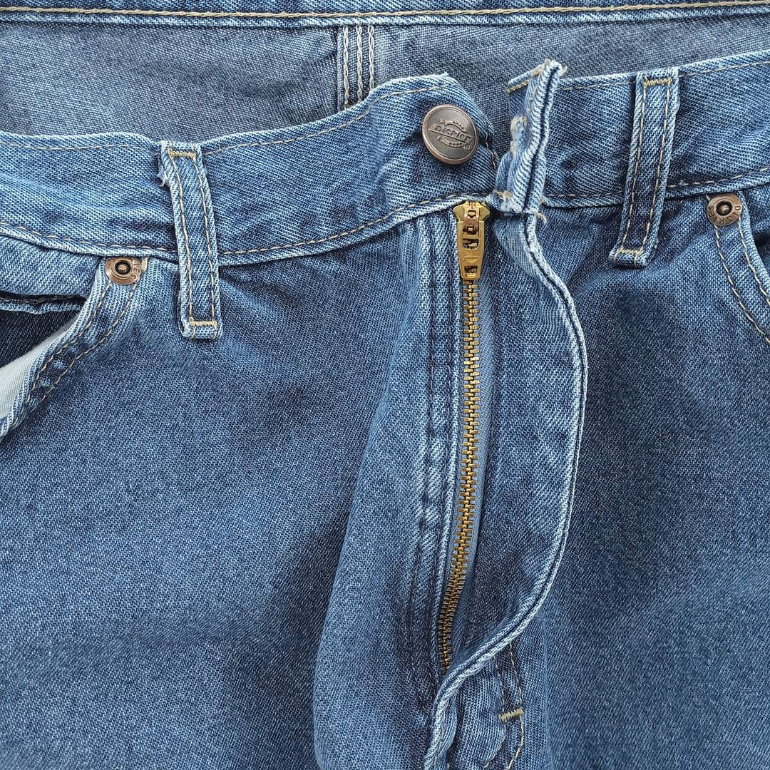 Dickies denim painter pants for men, equivalent to W34 cotton blue type Vintage Second Hand