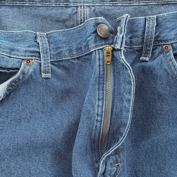 Dickies denim painter pants for men, equivalent to W34 cotton blue type Vintage Second Hand