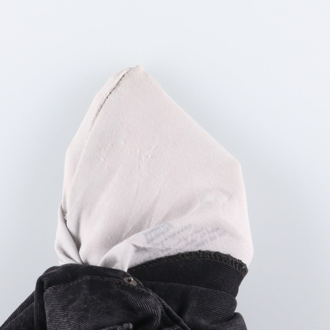 Levi's 505 Black Denim Tapered Denim Pants for Men, W34 equivalent cotton black type Vintage Second Hand