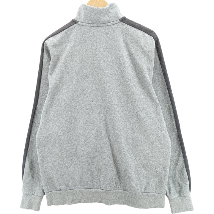 PUMA full-zip sweatshirt, men's size L cotton gray type Vintage Second Hand