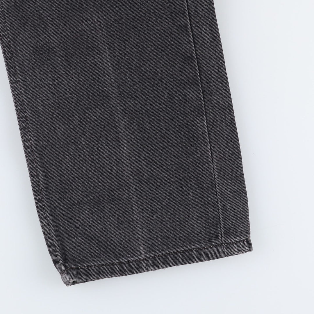 Levi's 505 Black Denim Tapered Denim Pants for Men, W31 equivalent cotton black type Vintage Second Hand