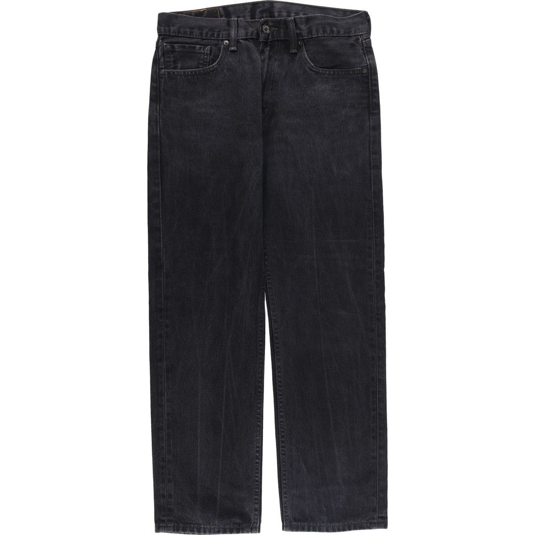 Levi's 505 Black Denim Tapered Denim Pants for Men, W32 equivalent cotton black type Vintage Second Hand