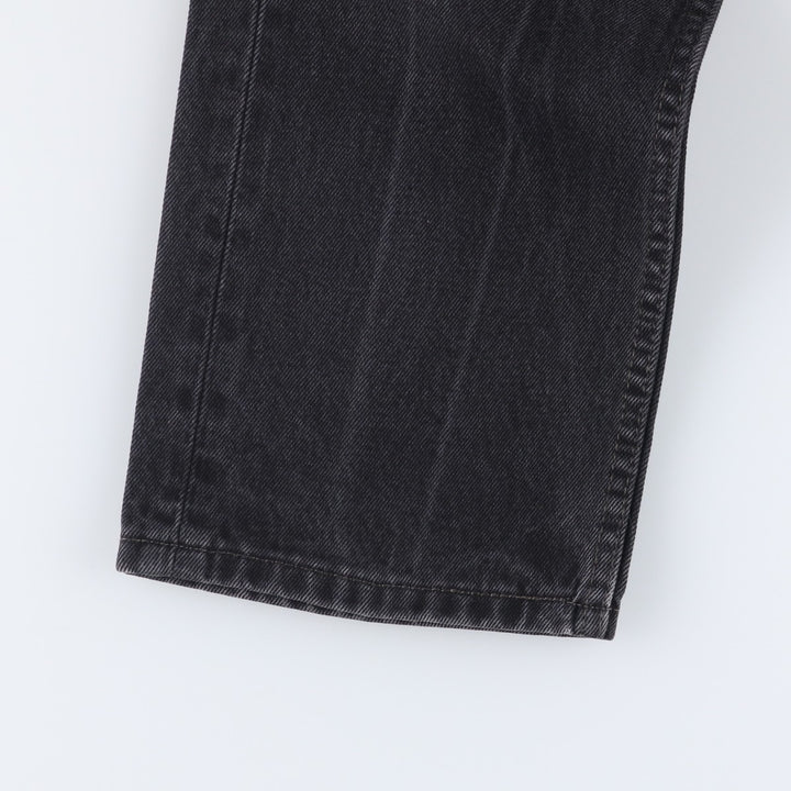 Levi's 505 Black Denim Tapered Denim Pants for Men, W32 equivalent cotton black type Vintage Second Hand