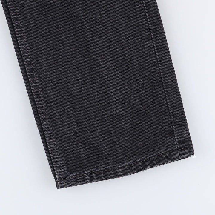 Levi's 505 Black Denim Tapered Denim Pants for Men, W32 equivalent cotton black type Vintage Second Hand