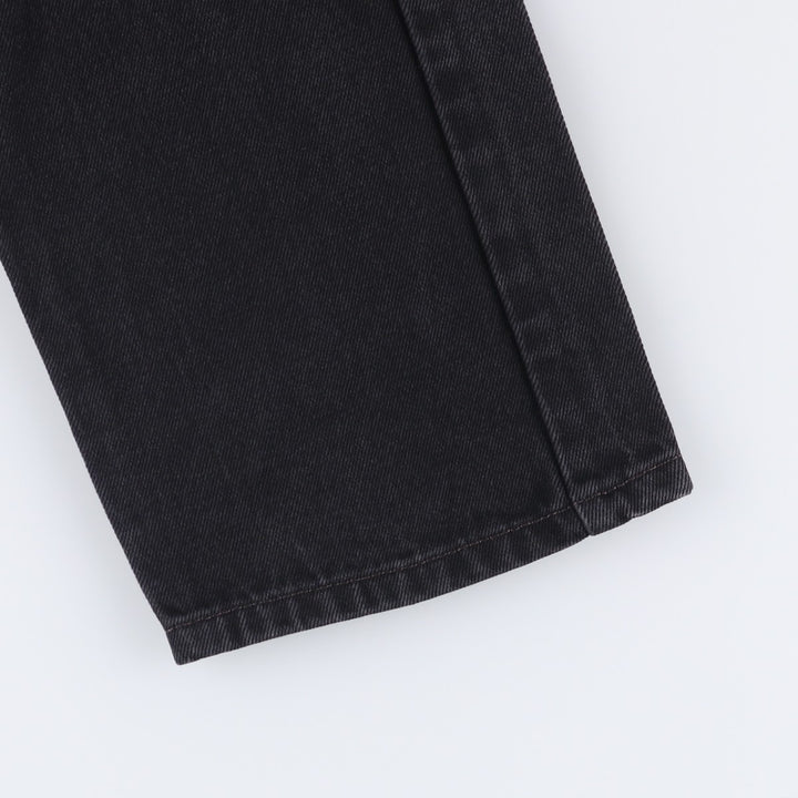 Levi's 505 Black Denim Tapered Denim Pants for Men, W32 equivalent cotton black type Vintage Second Hand