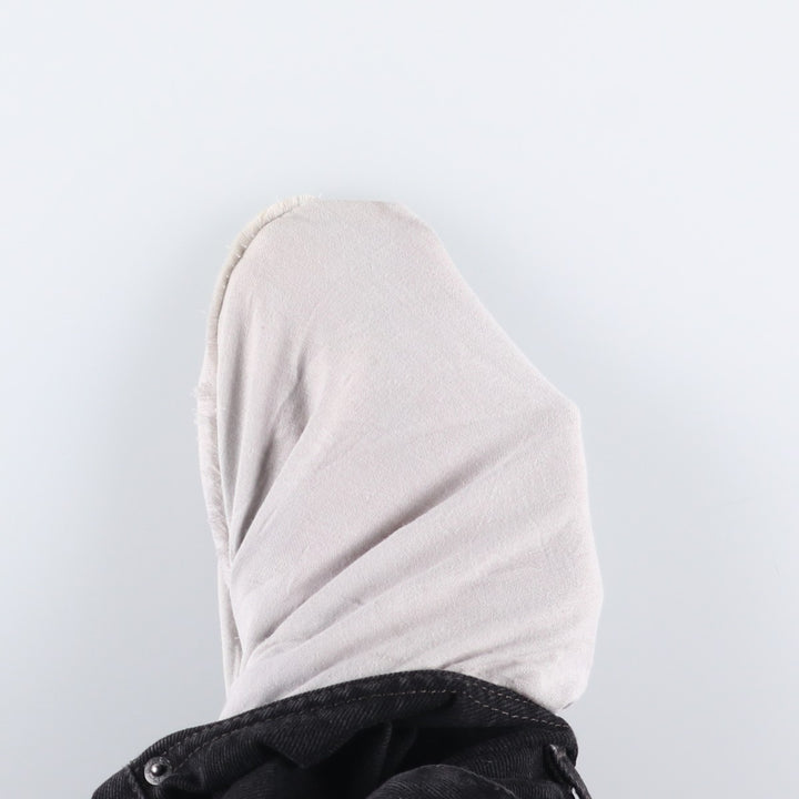 Levi's 505 Black Denim Tapered Denim Pants for Men, W32 equivalent cotton black type Vintage Second Hand