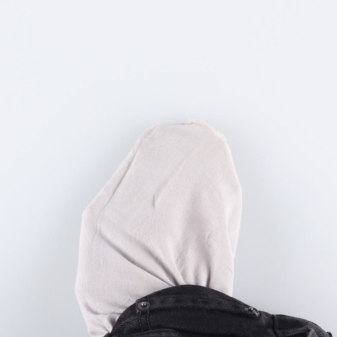 Levi's 505 Black Denim Tapered Denim Pants for Men, W32 equivalent cotton black type Vintage Second Hand