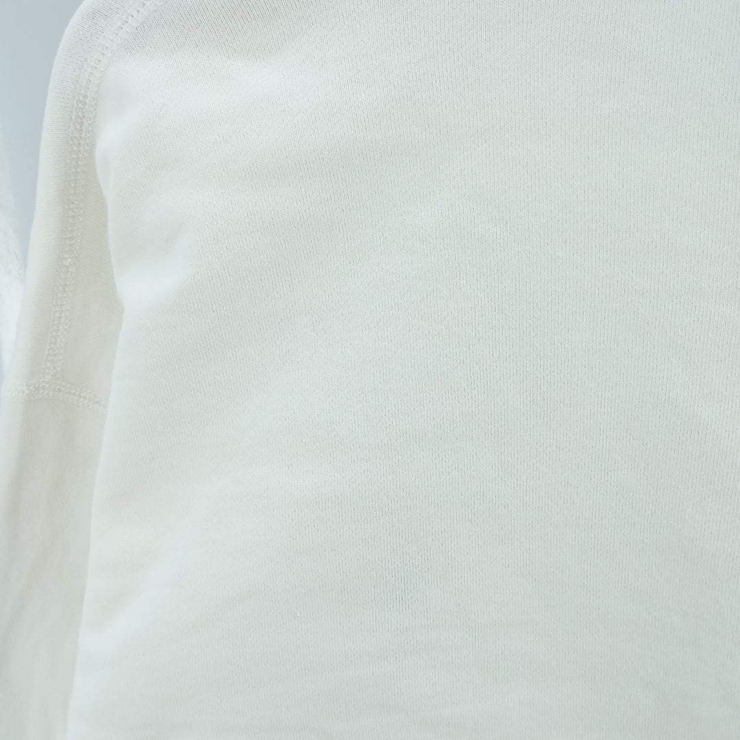 Ralph Lauren POLO by Ralph Lauren One Point Logo Sweatshirt Trainer Men's L size cotton white type Vintage Second Hand