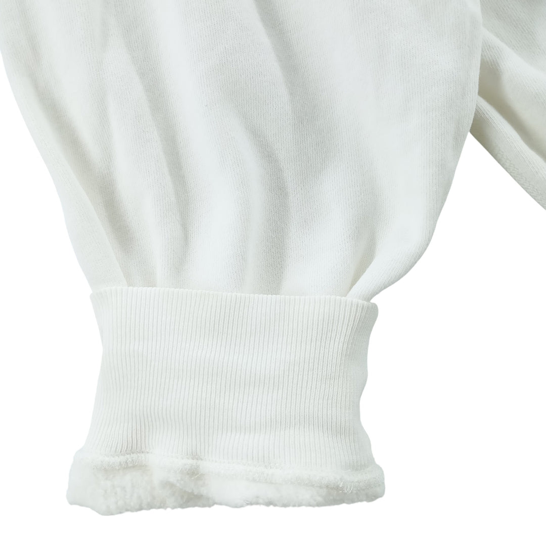 Ralph Lauren POLO by Ralph Lauren One Point Logo Sweatshirt Trainer Men's L size cotton white type Vintage Second Hand