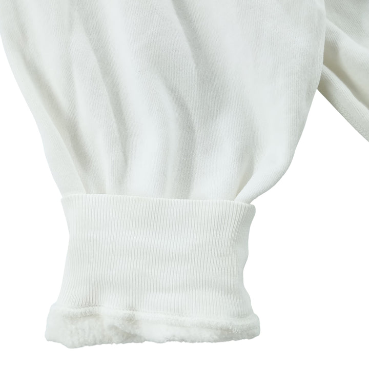 Ralph Lauren POLO by Ralph Lauren One Point Logo Sweatshirt Trainer Men's L size cotton white type Vintage Second Hand