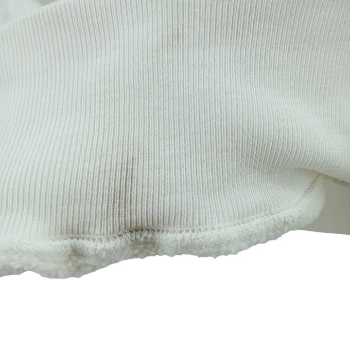 Ralph Lauren POLO by Ralph Lauren One Point Logo Sweatshirt Trainer Men's L size cotton white type Vintage Second Hand