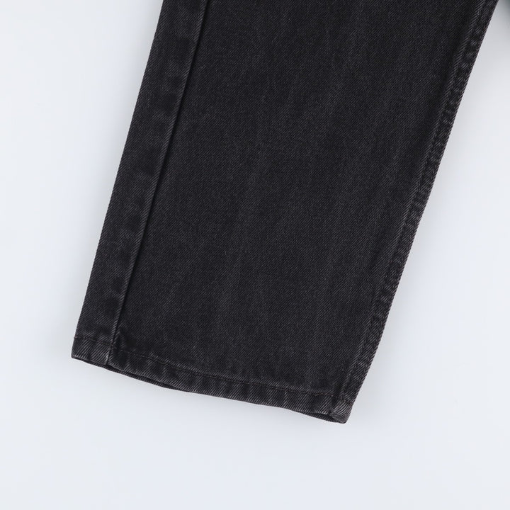 Levi's 505 Black Denim Tapered Denim Pants for Men, W34 equivalent cotton black type Vintage Second Hand