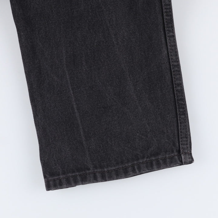 Levi's 505 Black Denim Tapered Denim Pants for Men, W34 equivalent cotton black type Vintage Second Hand