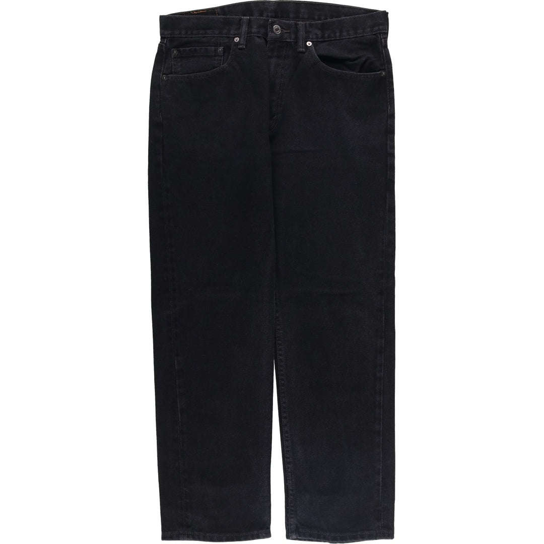 Levi's 505 Black Denim Tapered Denim Pants for Men, W34 equivalent cotton black type Vintage Second Hand