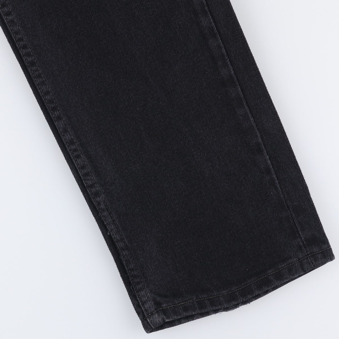 Levi's 505 Black Denim Tapered Denim Pants for Men, W34 equivalent cotton black type Vintage Second Hand