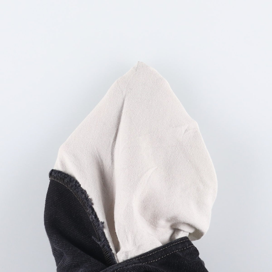 Levi's 505 Black Denim Tapered Denim Pants for Men, W34 equivalent cotton black type Vintage Second Hand