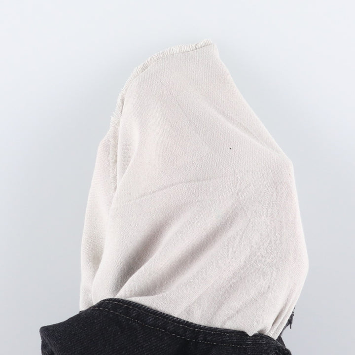 Levi's 505 Black Denim Tapered Denim Pants for Men, W34 equivalent cotton black type Vintage Second Hand