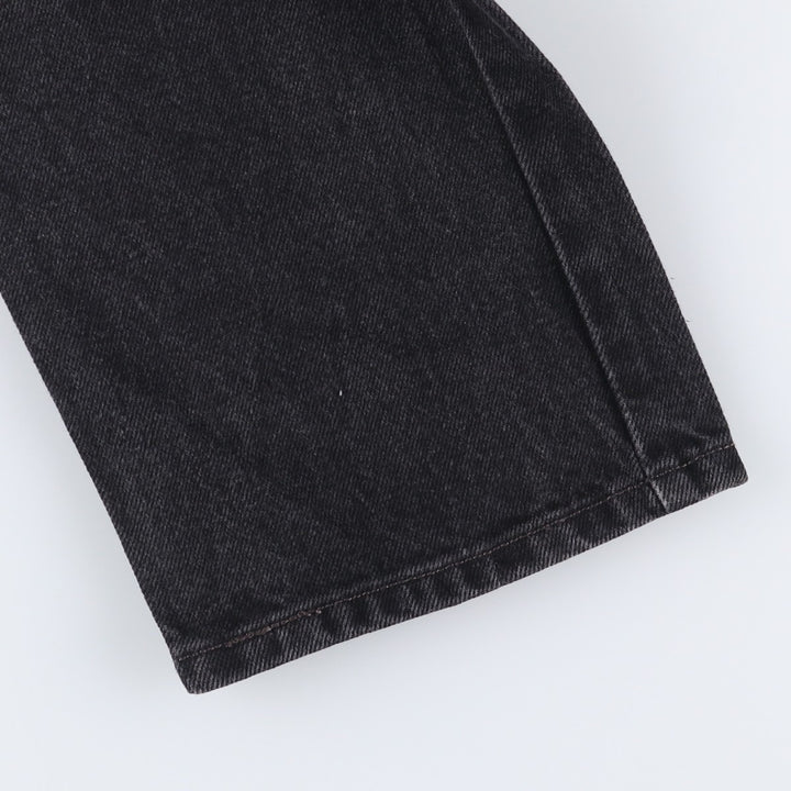 2000'S Levi's 505 Regular Fit Black Denim Tapered Denim Pants, Men's Size W29 cotton black type Vintage Second Hand