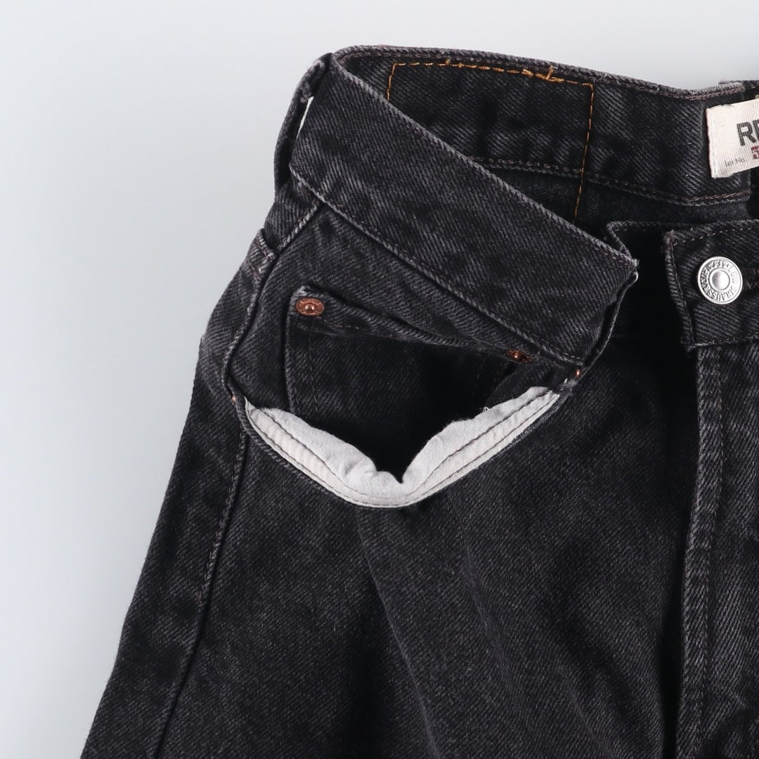 2000'S Levi's 505 Regular Fit Black Denim Tapered Denim Pants, Men's Size W29 cotton black type Vintage Second Hand