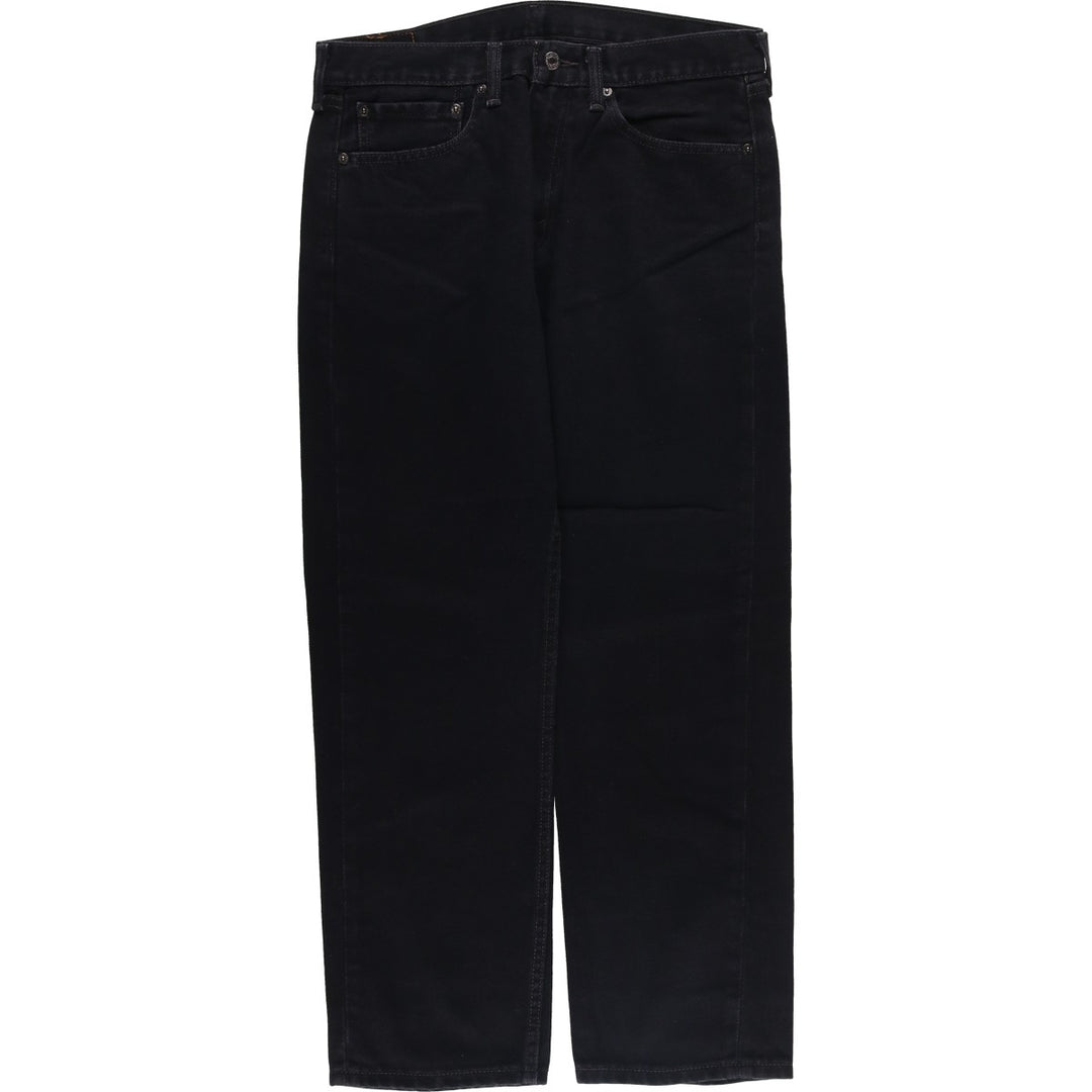 Levi's 505 Black Denim Tapered Denim Pants for Men, W34 equivalent cotton black type Vintage Second Hand