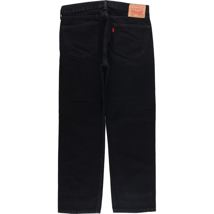 Levi's 505 Black Denim Tapered Denim Pants for Men, W34 equivalent cotton black type Vintage Second Hand