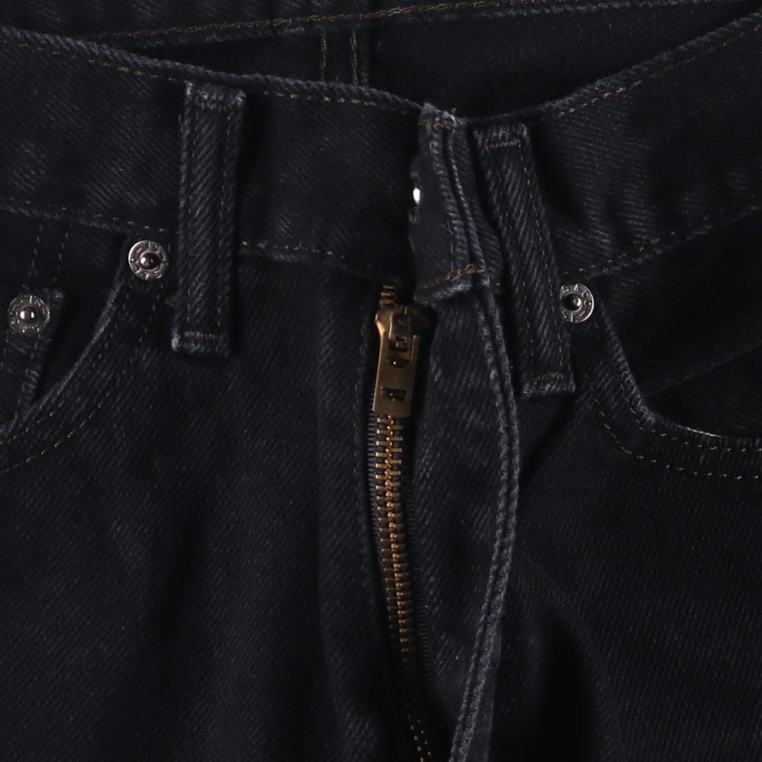 Levi's 505 Black Denim Tapered Denim Pants for Men, W34 equivalent cotton black type Vintage Second Hand