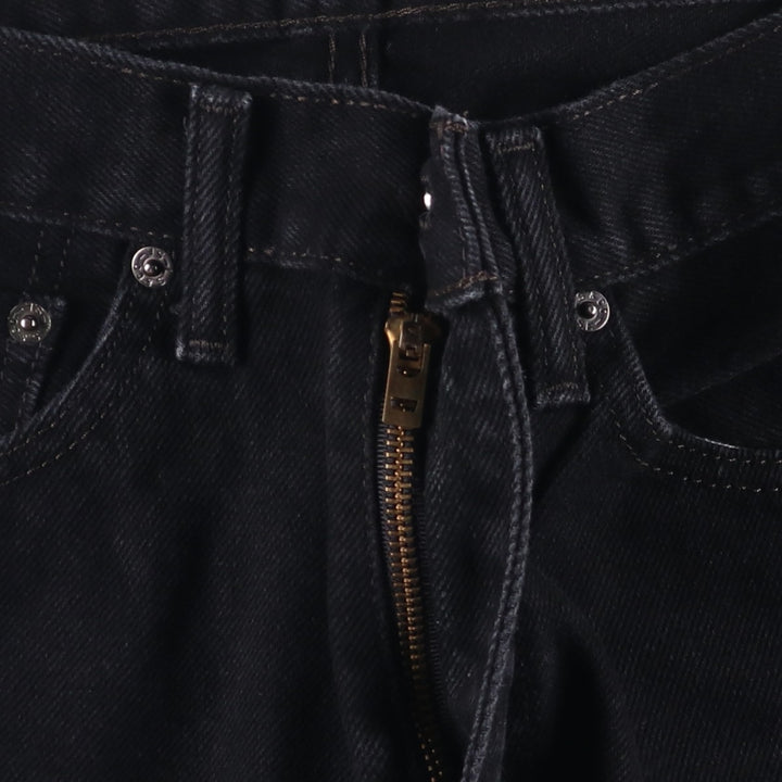 Levi's 505 Black Denim Tapered Denim Pants for Men, W34 equivalent cotton black type Vintage Second Hand