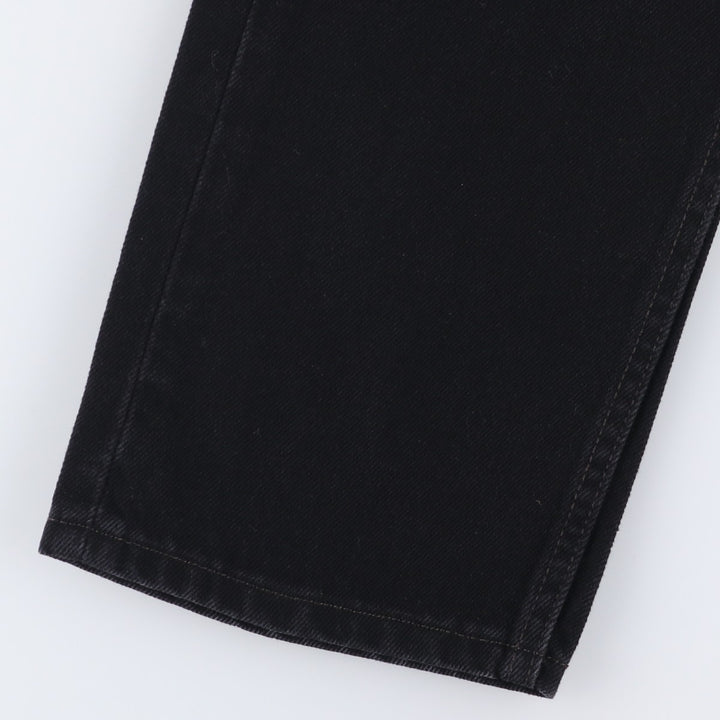 Levi's 505 Black Denim Tapered Denim Pants for Men, W34 equivalent cotton black type Vintage Second Hand