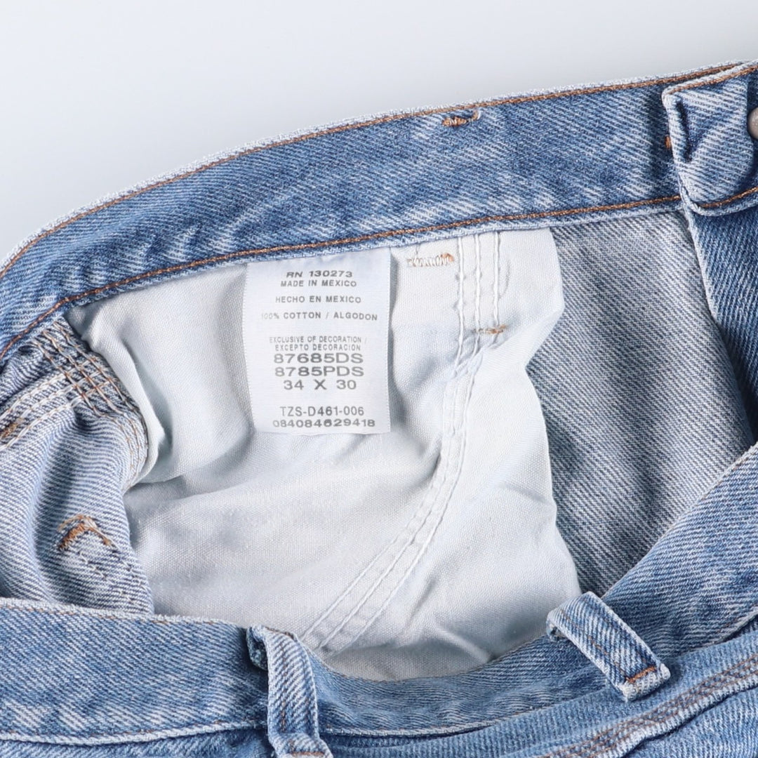 Rustler Denim Painter Pants for Men (W34 equivalent) cotton blue type Vintage Second Hand