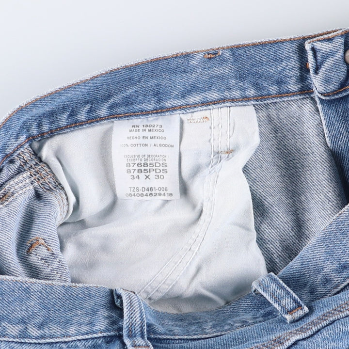 Rustler Denim Painter Pants for Men (W34 equivalent) cotton blue type Vintage Second Hand