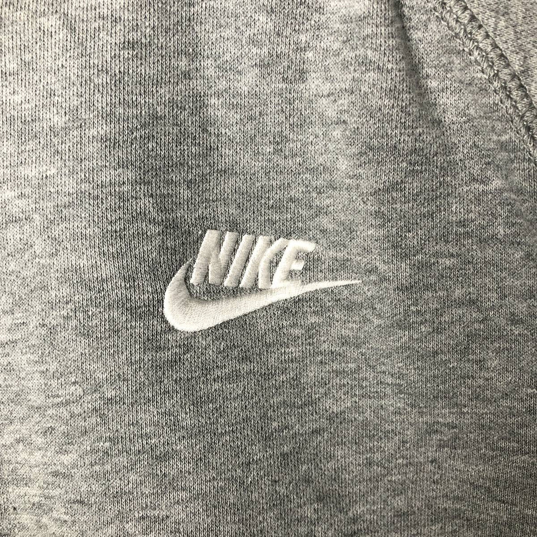 Nike Sweat Full Zip Hoodie Men's Size L cotton gray type Vintage Second Hand