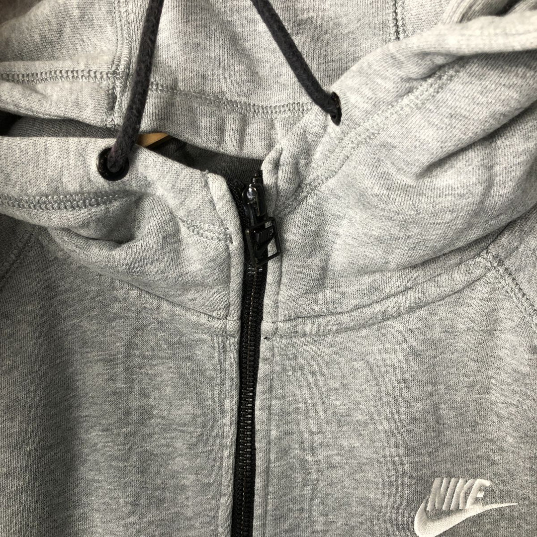 Nike Sweat Full Zip Hoodie Men's Size L cotton gray type Vintage Second Hand
