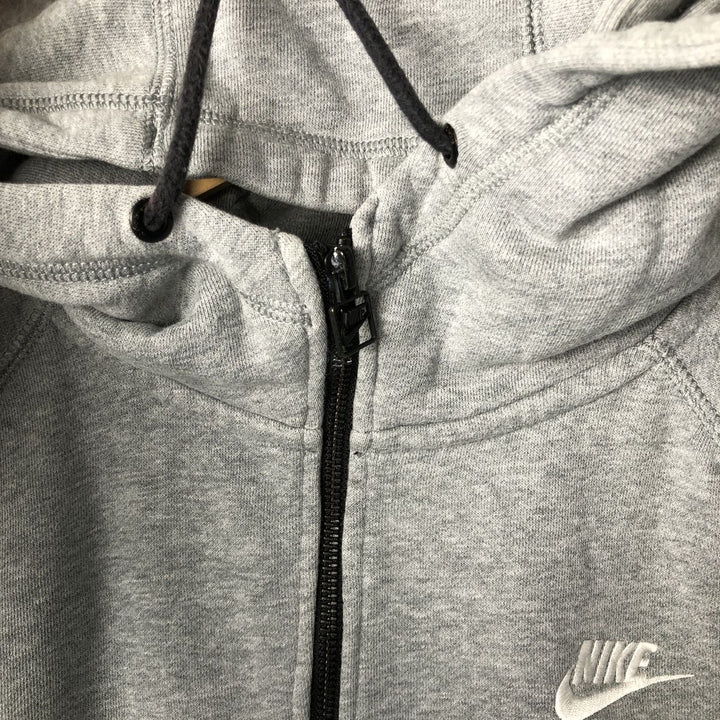 Nike Sweat Full Zip Hoodie Men's Size L cotton gray type Vintage Second Hand