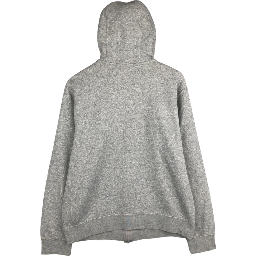Nike Sweat Full Zip Hoodie, Men's Size S cotton gray type Vintage Second Hand