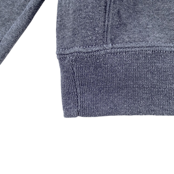 00'S ~ Russell plain blank sweatshirt, sweatshirt, men's XL size cotton navy blue type Vintage Second Hand