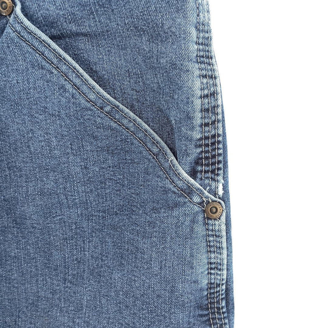 00'S Wrangler CARPENTER denim painter pants for men, equivalent to w36 cotton blue type Vintage Second Hand