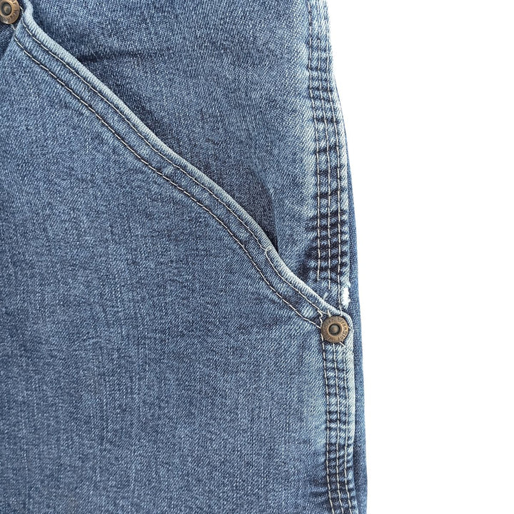 00'S Wrangler CARPENTER denim painter pants for men, equivalent to w36 cotton blue type Vintage Second Hand