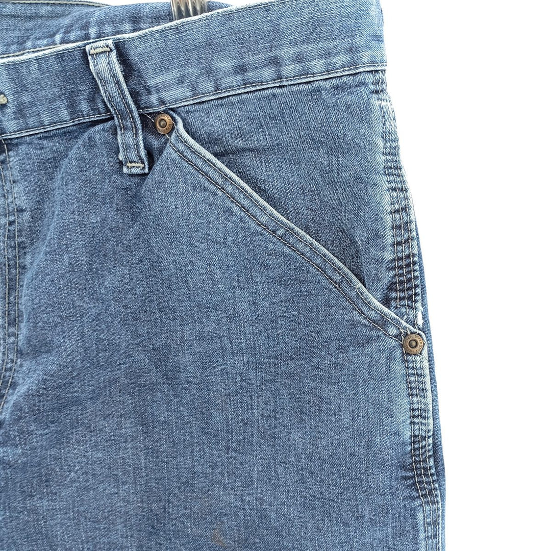 00'S Wrangler CARPENTER denim painter pants for men, equivalent to w36 cotton blue type Vintage Second Hand