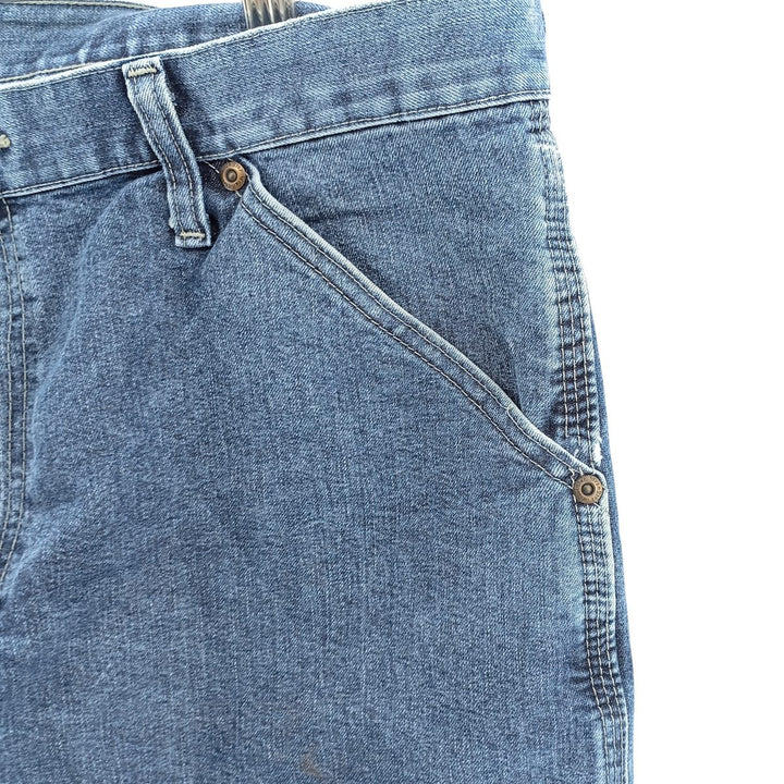 00'S Wrangler CARPENTER denim painter pants for men, equivalent to w36 cotton blue type Vintage Second Hand