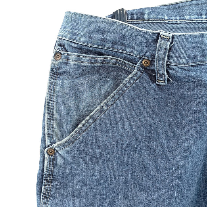 00'S Wrangler CARPENTER denim painter pants for men, equivalent to w36 cotton blue type Vintage Second Hand