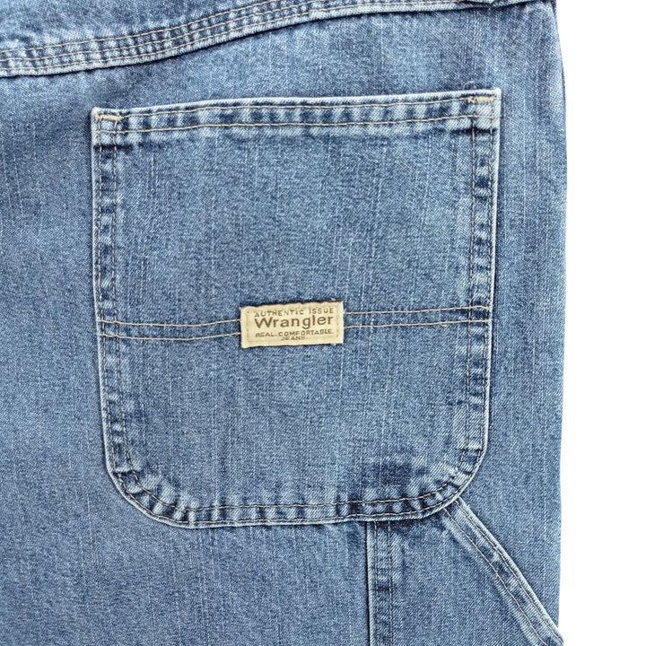 00'S Wrangler CARPENTER denim painter pants for men, equivalent to W34 cotton blue type Vintage Second Hand