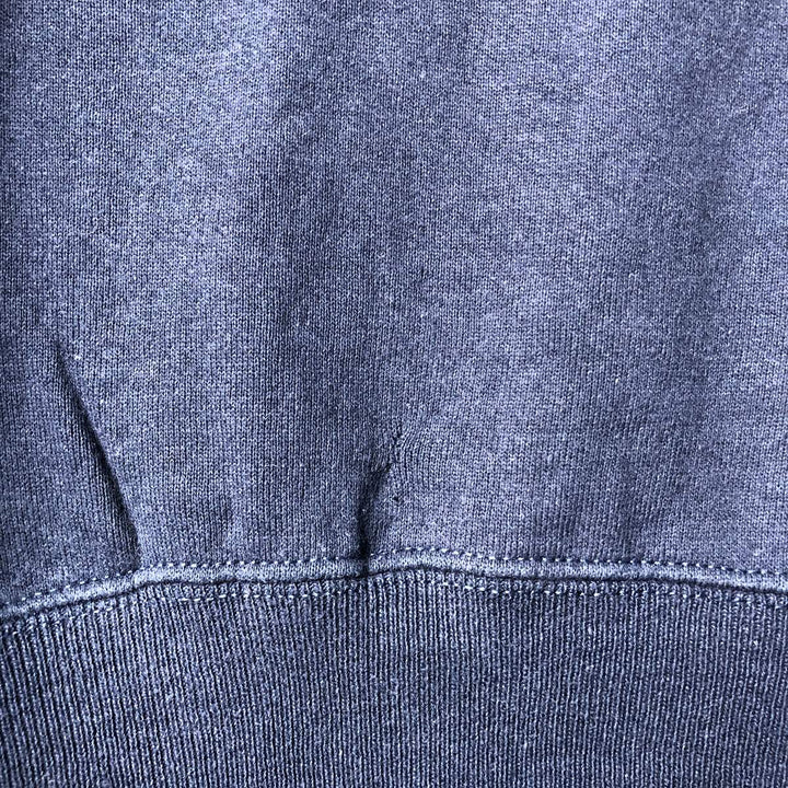 Vintage 90'S BASSETT-WALKER plain blank sweatshirt, made in the USA, size L, men's cotton navy blue type Vintage Second Hand