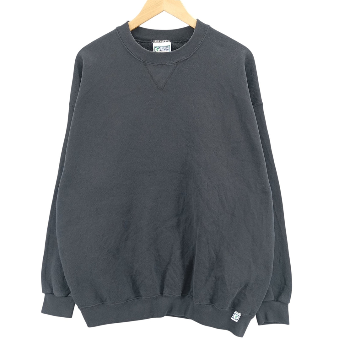 Vintage 90'S Discus Athletic plain blank sweatshirt, men's size XXL cotton black type Vintage Second Hand