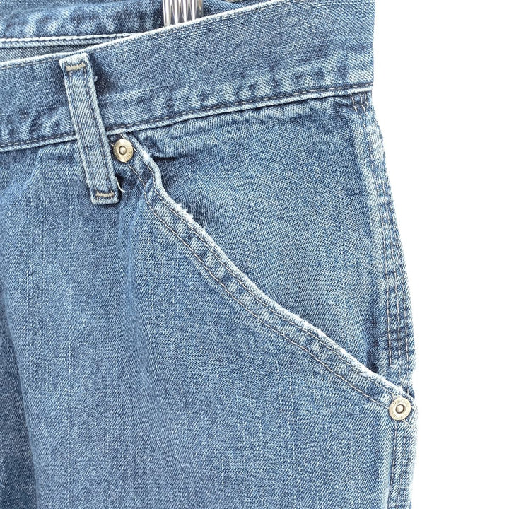 00'S Wrangler CARPENTER denim painter pants for men, equivalent to W34 cotton blue type Vintage Second Hand